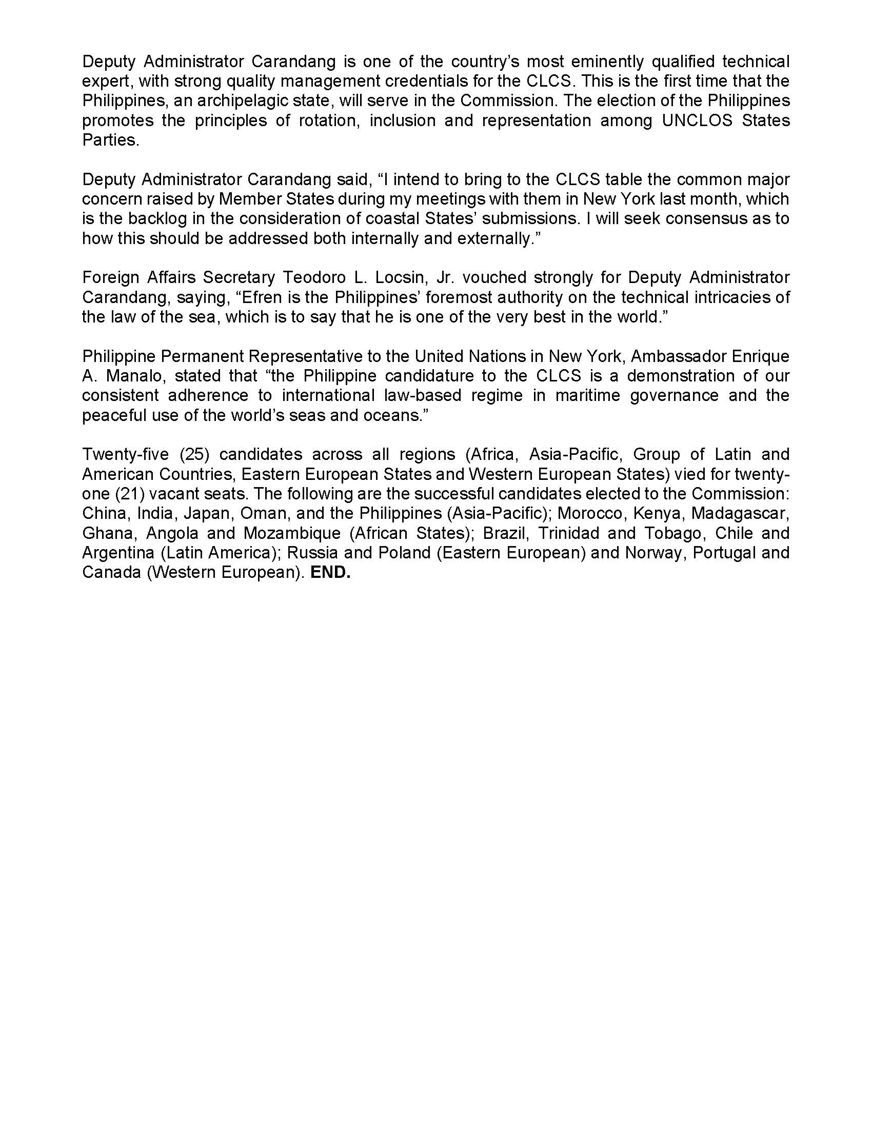 News Release CAND Philippines wins seat in United Nations law of the sea body RevA8 1 Page 2