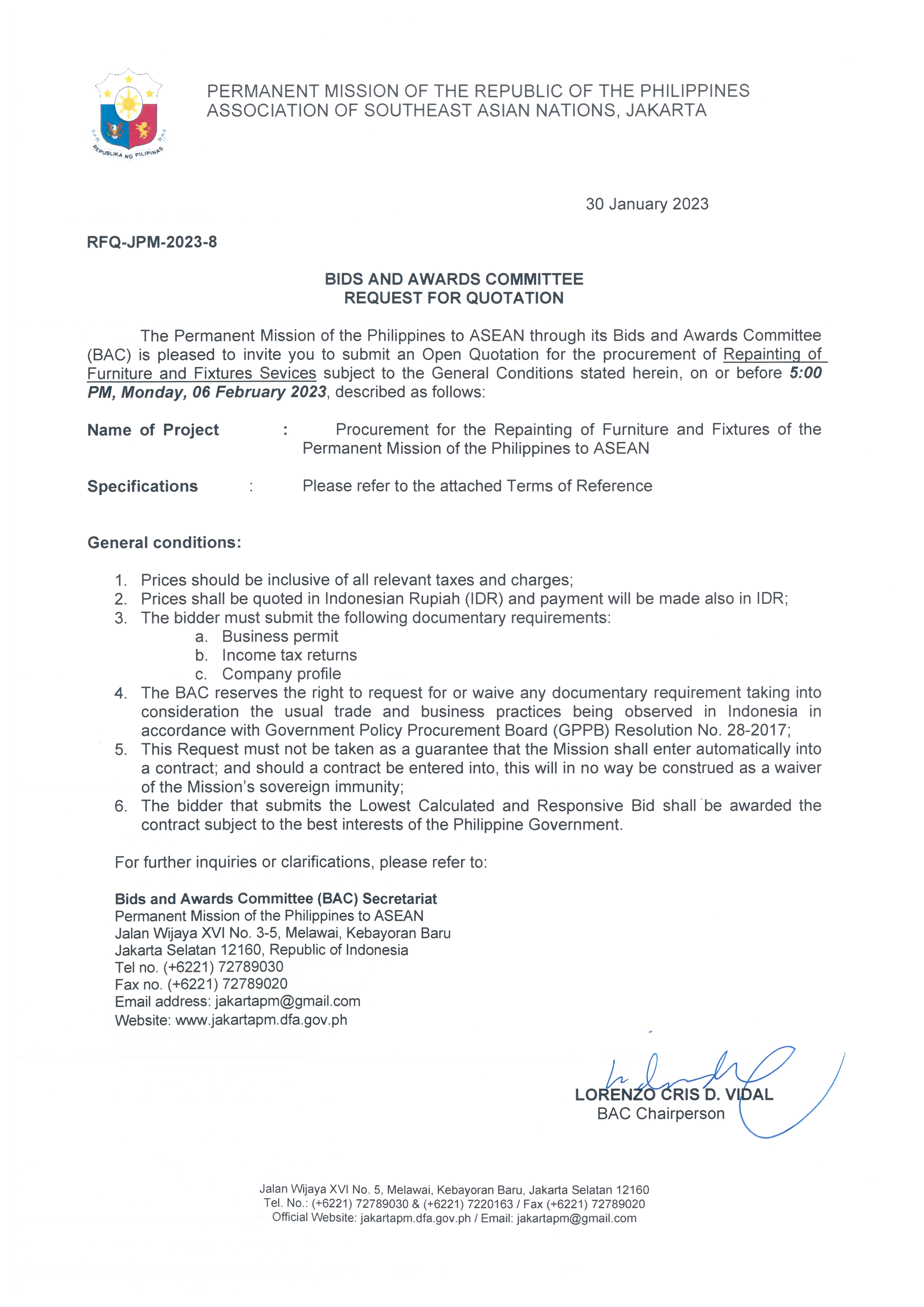 RFQ JPM 2023 8 1