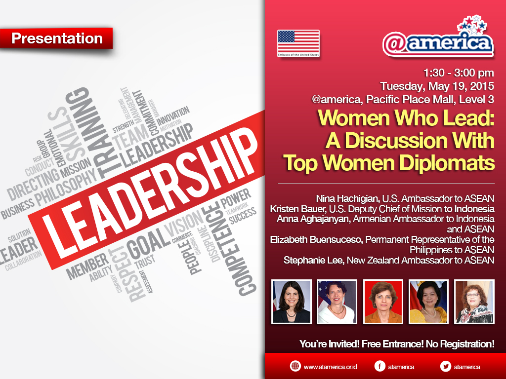 Women Who Lead A Discussion With Top Women Diplomats eposter 1024